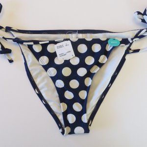 Forever21Navy White Polka Dots Bathing Suit Bikini